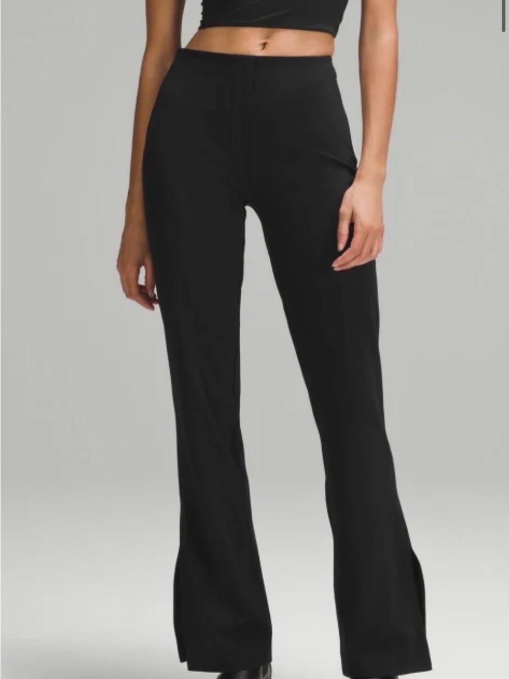 lululemon athletica Black Boot-Cut Flare Pants